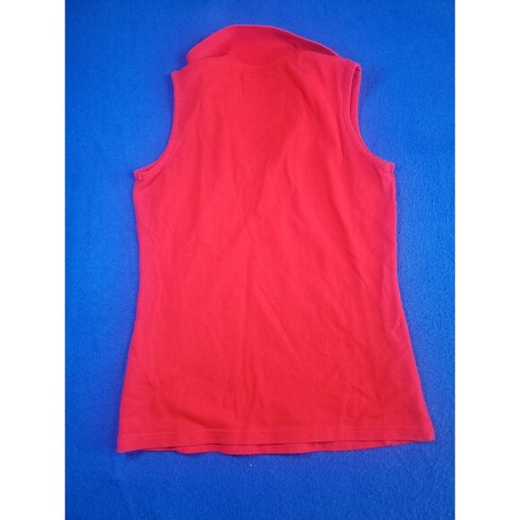 ARIAT Horse Riding Red Sleeveless Shirt Women's Size S/P - Picture 12 of 14